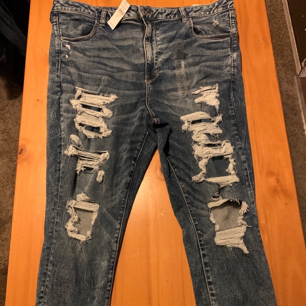 American Eagle Super High Rise Cropped Jeggings